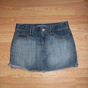 Ultra Low Rise Old Navy Denim Mini Skirt